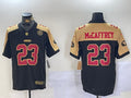 Men’s San Francisco 49ers Christian McCaffrey #23 Black Retired Team Jersey