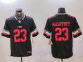 Men’s San Francisco 49ers Christian McCaffrey #23 Black Vapor F.U.S.E. Limited Jersey