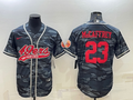 Men’s San Francisco 49ers Christian McCaffrey #23 Grey Camouflage Jersey Joint Edition