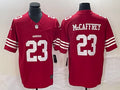 Men’s San Francisco 49ers Christian McCaffrey #23 Red Jersey
