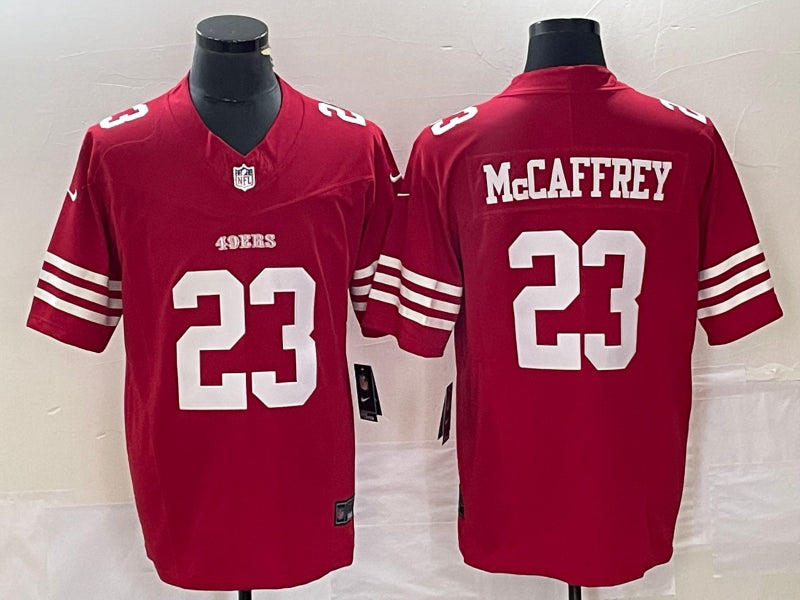 Men’s San Francisco 49ers Christian McCaffrey #23 Red Jersey