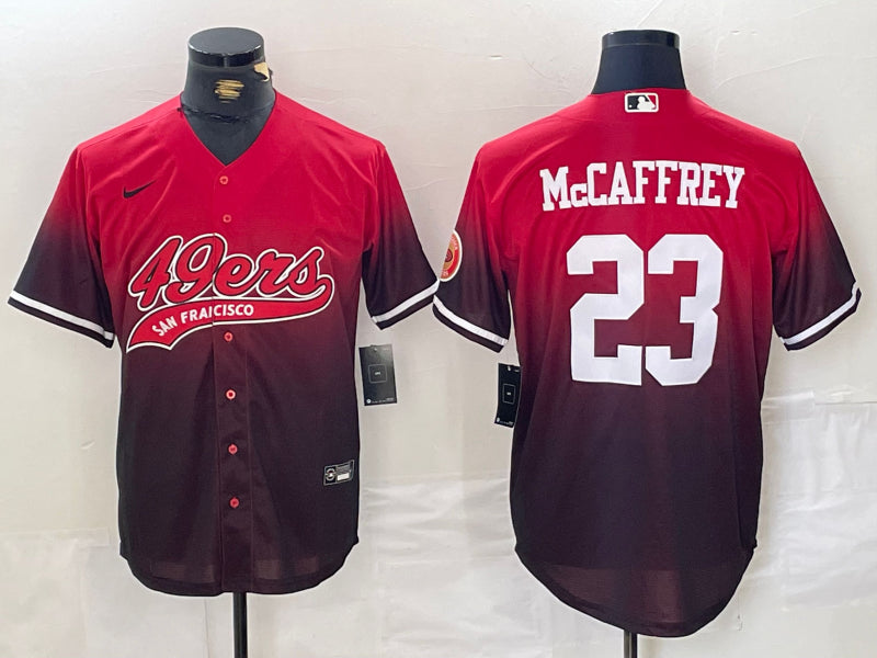 Men’s San Francisco 49ers Christian McCaffrey #23 Scarlet Jersey
