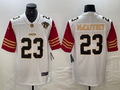 Men’s San Francisco 49ers Christian McCaffrey #23 White Jersey