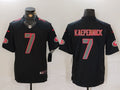 Men’s San Francisco 49ers Colin Kaepernick #7 Black Team Jersey