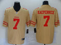 Men’s San Francisco 49ers Colin Kaepernick #7 Gold Inverted Legend Jersey