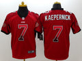 Men’s San Francisco 49ers Colin Kaepernick #7 Red Jersey