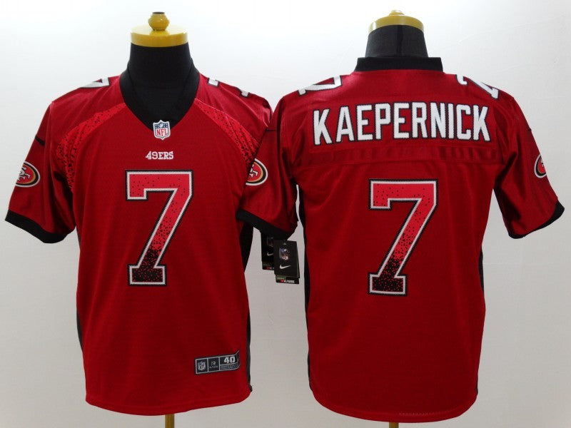Men’s San Francisco 49ers Colin Kaepernick #7 Red Jersey
