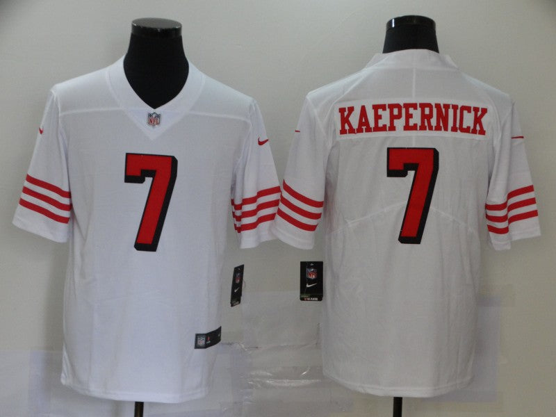 Men’s San Francisco 49ers Colin Kaepernick #7 White Jersey