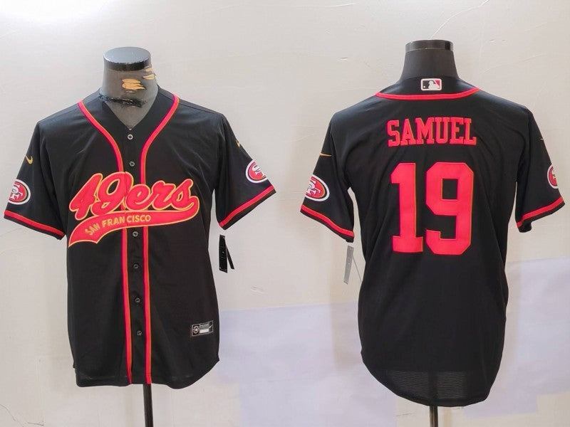 Men’s San Francisco 49ers Deebo Samuel #19 Black Jersey