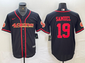Men’s San Francisco 49ers Deebo Samuel #19 Black Joint Edition Jersey