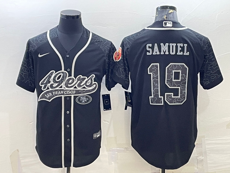 Men’s San Francisco 49ers Deebo Samuel #19 Black Retired RFLCTV Limited Jersey Joint Edition