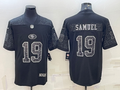 Men’s San Francisco 49ers Deebo Samuel #19 Black Retired RFLCTV Limited Jersey