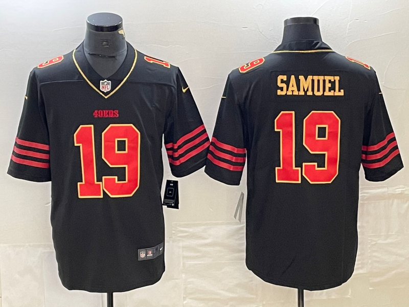 Men’s San Francisco 49ers Deebo Samuel #19 Black Vapor F.U.S.E. Limited Jersey