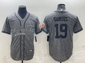 Men’s San Francisco 49ers Deebo Samuel #19 Grey Jersey Joint Edition
