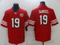 Men’s San Francisco 49ers Deebo Samuel #19 Red 75th Anniversary Jersey