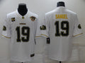 Men’s San Francisco 49ers Deebo Samuel #19 White 75th Anniversary Jersey