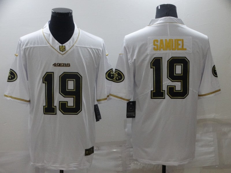Men’s San Francisco 49ers Deebo Samuel #19 White Jersey
