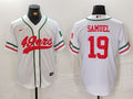 Men’s San Francisco 49ers Deebo Samuel #19 White Jersey