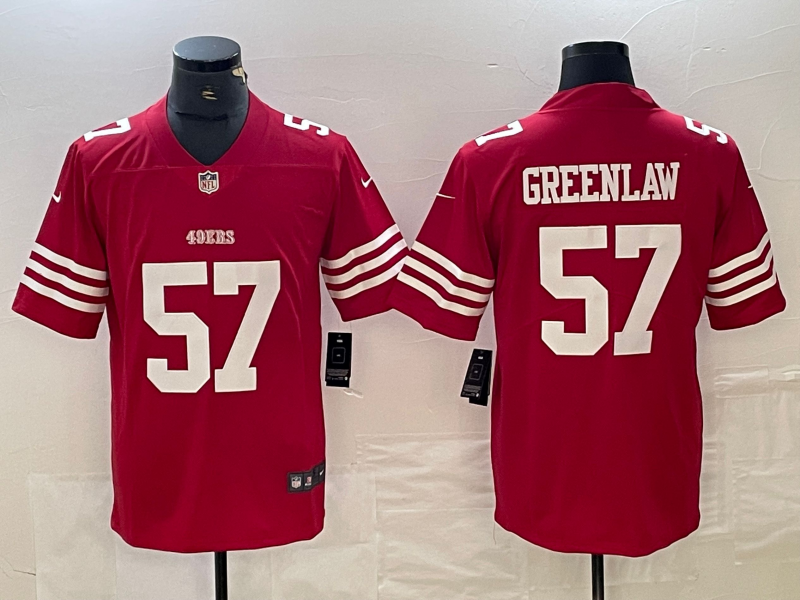 Men’s San Francisco 49ers Dre Greenlaw #57 Scarlet Jersey