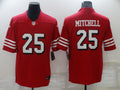Men’s San Francisco 49ers Elijah Mitchell #25 Scarlet Alternate Team Jersey