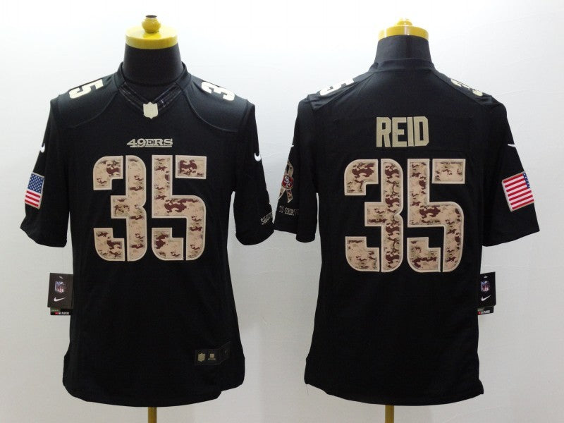 Men’s San Francisco 49ers Eric Reid #35 Black Jersey