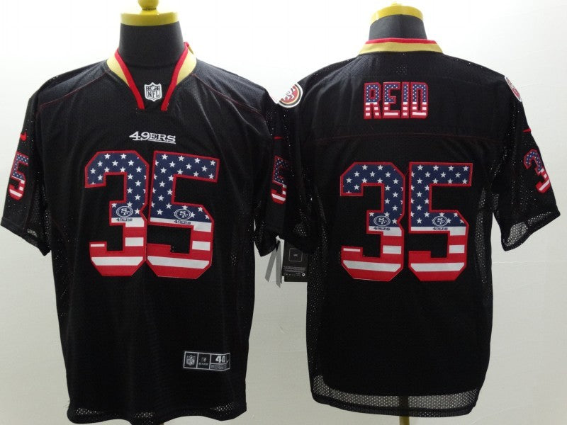 Men’s San Francisco 49ers Eric Reid #35 Black Jersey