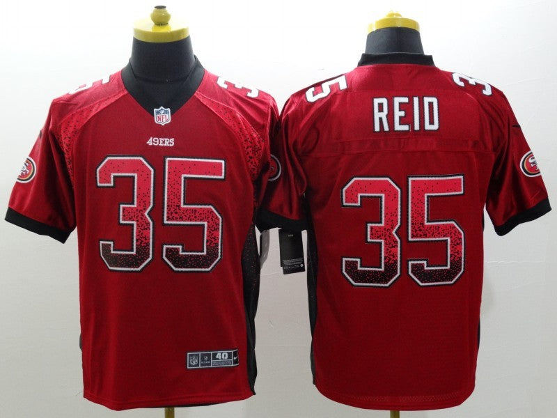 Men’s San Francisco 49ers Eric Reid #35 Red Jersey