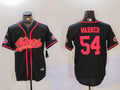 Men’s San Francisco 49ers Fred Warner #54 Black Jersey