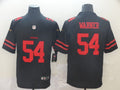 Men’s San Francisco 49ers Fred Warner #54 Black Jersey