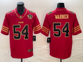 Men’s San Francisco 49ers Fred Warner #54 Scarlet Jersey