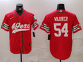 Men’s San Francisco 49ers Fred Warner #54 Scarlet Jersey