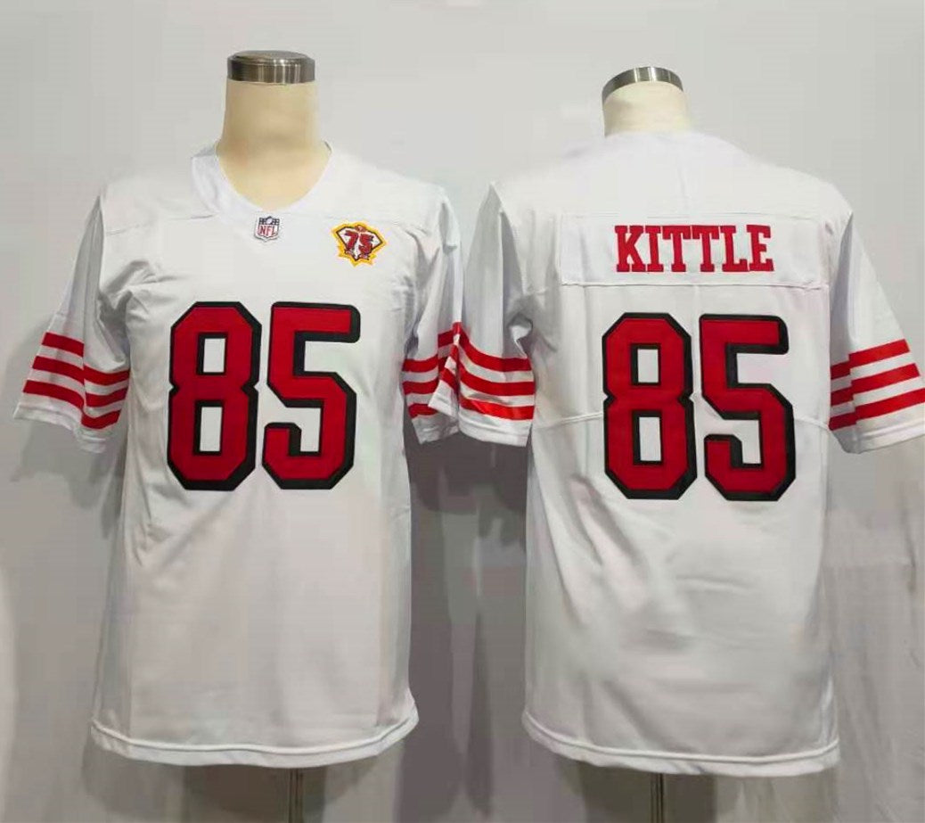 Men’s San Francisco 49ers George Kittle 75th Anniversary Jersey