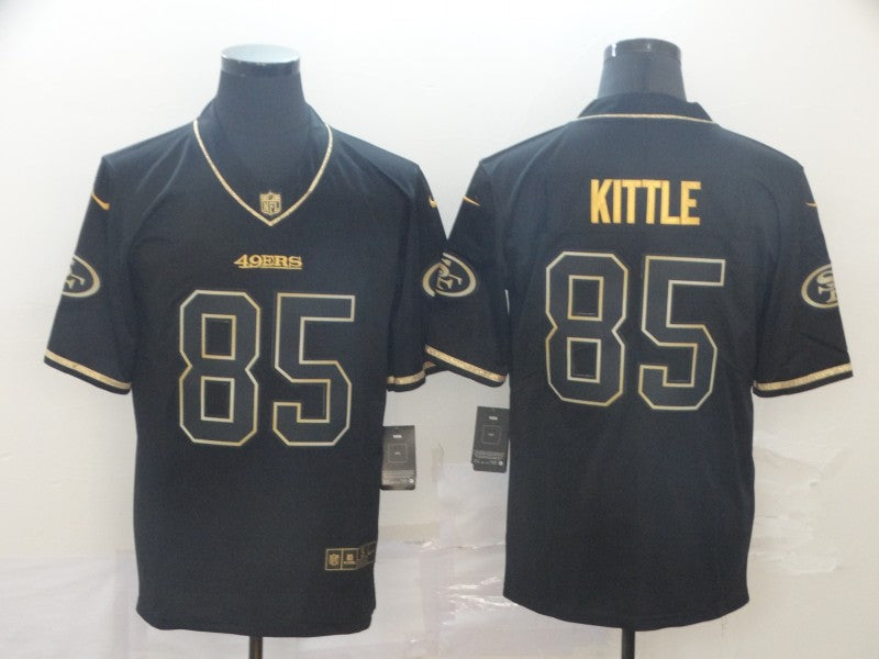 Men’s San Francisco 49ers George Kittle #85 Black Alternate Jersey