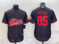 Men’s San Francisco 49ers George Kittle #85 Black Jersey Joint Edition