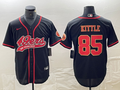 Men’s San Francisco 49ers George Kittle #85 Black Jersey Joint Edition