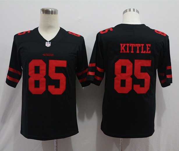 Men’s San Francisco 49ers George Kittle #85 Black Jersey