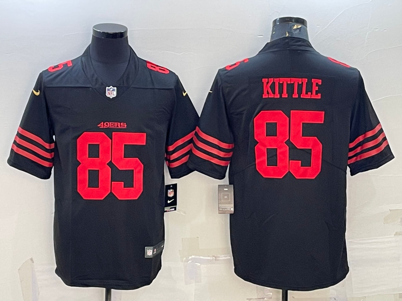 Men’s San Francisco 49ers George Kittle #85 Black Jersey