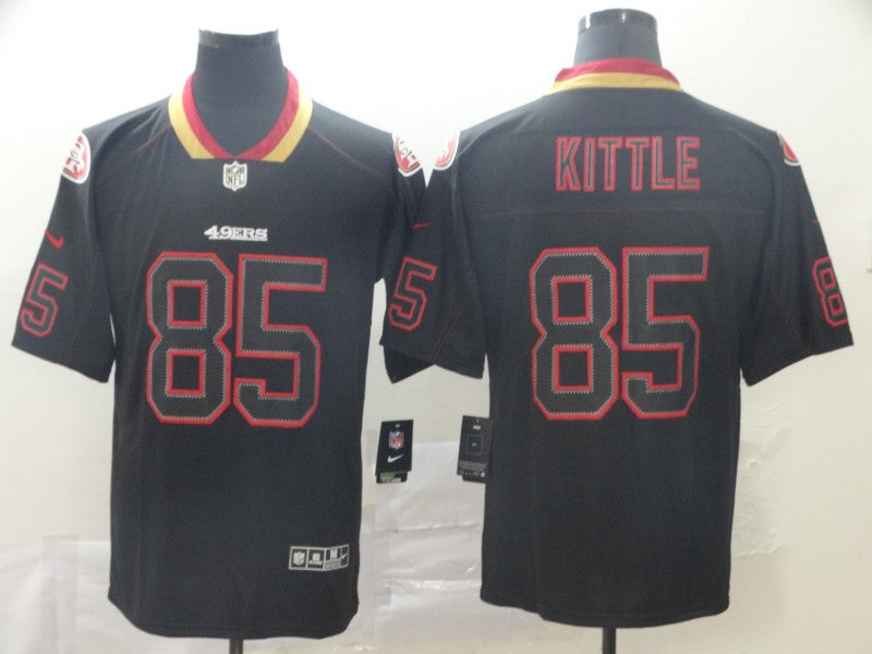 Men’s San Francisco 49ers George Kittle #85 Black Jersey