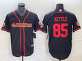 Men’s San Francisco 49ers George Kittle #85 Black Joint Edition Jersey