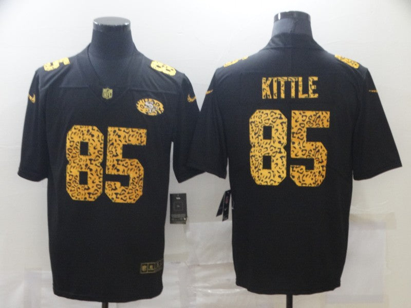 Men’s San Francisco 49ers George Kittle #85 Black Team Jersey