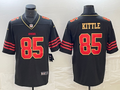 Men’s San Francisco 49ers George Kittle #85 Black Vapor F.U.S.E. Limited Jersey