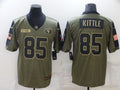 Men’s San Francisco 49ers George Kittle #85 Brown Jersey