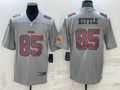 Men’s San Francisco 49ers George Kittle #85 Gray Atmosphere Jersey