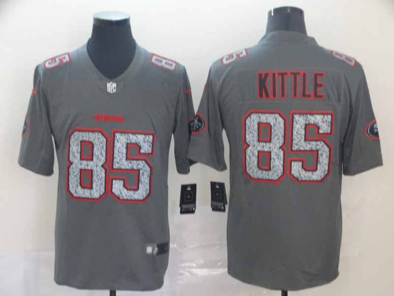 Men’s San Francisco 49ers George Kittle #85 Gray Jersey