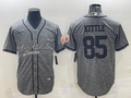 Men’s San Francisco 49ers George Kittle #85 Grey Jersey Joint Edition