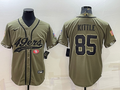 Men’s San Francisco 49ers George Kittle #85 Olive 2022 Salute To Service Retired Limited Jersey Joint Edition