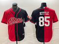Men’s San Francisco 49ers George Kittle #85 Red/Black Jersey Joint Edition
