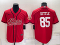 Men’s San Francisco 49ers George Kittle #85 Red Jersey Joint Edition