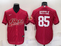Men’s San Francisco 49ers George Kittle #85 Red Jersey Joint Edition