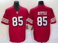 Men’s San Francisco 49ers George Kittle #85 Red Vapor Limited Jersey